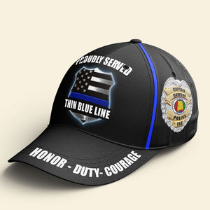 Personalized Gifts For Police Classic Cap 03acti030724 - Caps - GoDuckee