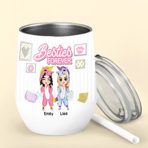 You're My Best Friend Wouldn't Be Weird With Anyone Else- Personalized Unicorn Friends Tumbler - Wine Tumbler - GoDuckee
