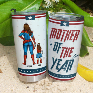 Personalized Gifts For Mother Tumbler Mother Of The Year 03OHTI300124PA - Tumbler Cups - GoDuckee