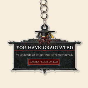 Graduation You Have Graduated, Personalized Keychain, Gift For Senior Students, 03QHTI030723 - Keychains - GoDuckee