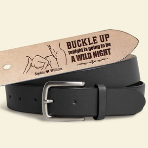 Personalized Gifts For Couple Leather Belt 05kati030624 - Belts - GoDuckee