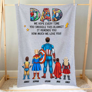 Father's Day- 06nati030523tm Personalized Blanket - Blanket - GoDuckee