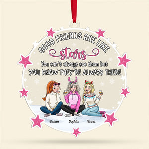 Personalized Gifts For Friends Christmas Ornament 04toti221024 - Ornament - GoDuckee