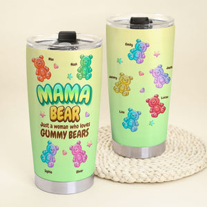 Personalized Gifts For Mothers Tumbler Mom Bear 02OHTI230124 - Tumbler Cups - GoDuckee