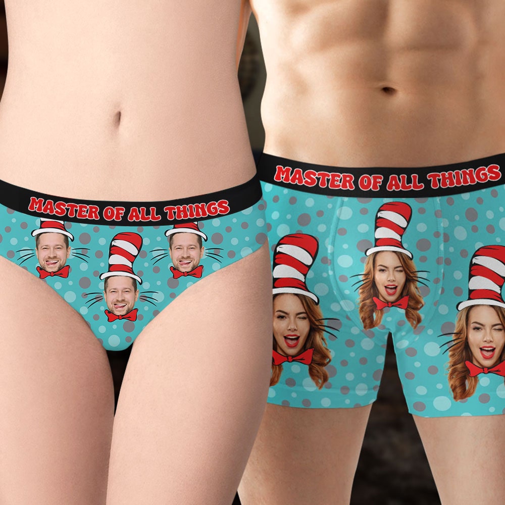 Personalized Gifts For Couples Boxers & Briefs Master of All Things 01KATI130124 - Boxers & Briefs - GoDuckee