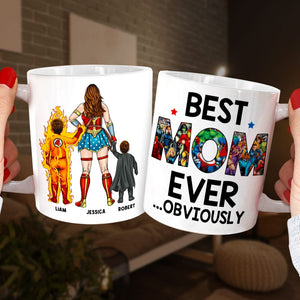 Best Mom Ever-Personalized Coffee Mug-Gift For Family-01qhqn161123tm - Coffee Mug - GoDuckee