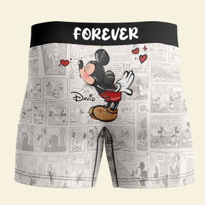 Personalized Gifts For Couples Boxers Together & Forever 03HUTI120124 - Boxers & Briefs - GoDuckee