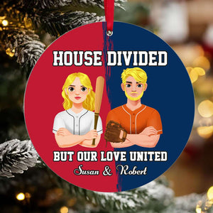 Personalized Gifts For Couple Christmas Ornament Baseball Couple 03HUTI141024HG - Ornament - GoDuckee