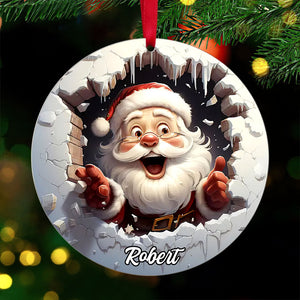 Personalized Gifts For Family Christmas Ornament Santa Claus 03xqti090924 - Ornament - GoDuckee