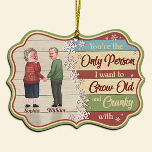 You're The Only Person, Medallion Wood Ornament, Gifts For Husband - Gifts For Wife - Ornament - GoDuckee