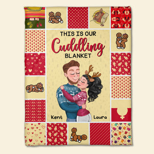 This Is Our Cuddling, Personalized Blanket, Gifts For Him Gifts For Her - Blanket - GoDuckee