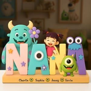 Personalized Gifts For Mom Acrylic Plaque, Monster Fans 05TGTI110425 - Shaped Plaques - GoDuckee