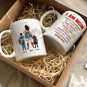 I Am Mom- Personalized Mug - Gift For Mom- 05HUHN010323TM - Coffee Mug - GoDuckee