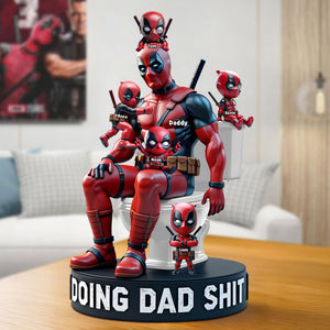Doing Dad Sh** Plaque - Personalized Gifts For Dad 02nati140525 - Shaped Plaques - GoDuckee
