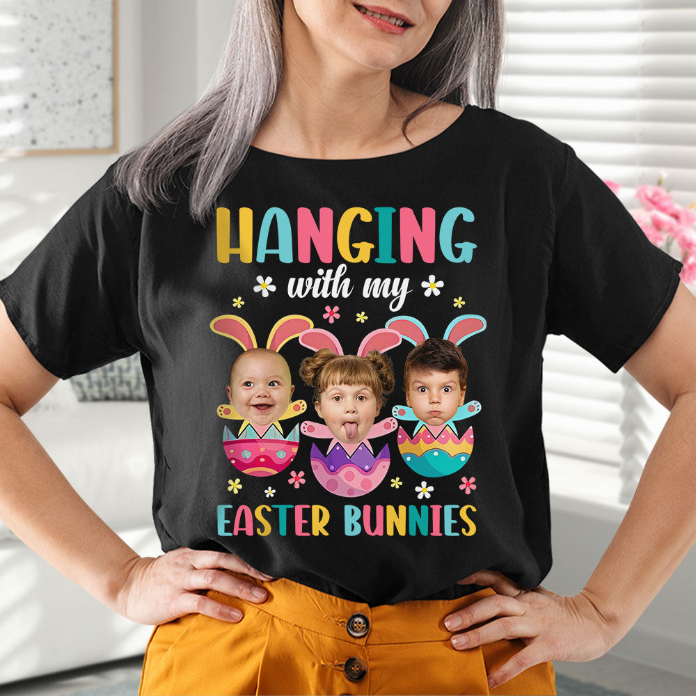 Custom Photo Gifts For Grandma Shirt Easter's Day Bunny 02xqti200125 - Shirts - GoDuckee