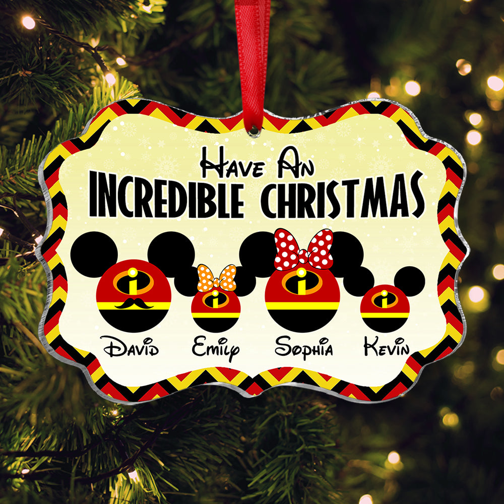 Christmas Gifts For Family 02OHDT271023 Personalized Medallion Ornament - Ornament - GoDuckee