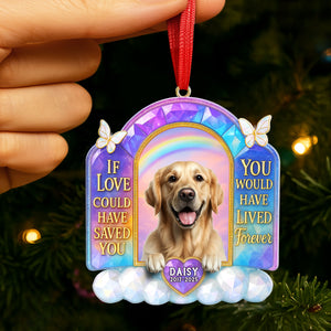 Memorial Dog Ornament - Custom Photo Gifts For Dog Lovers 06nati160925 - Ornament - GoDuckee