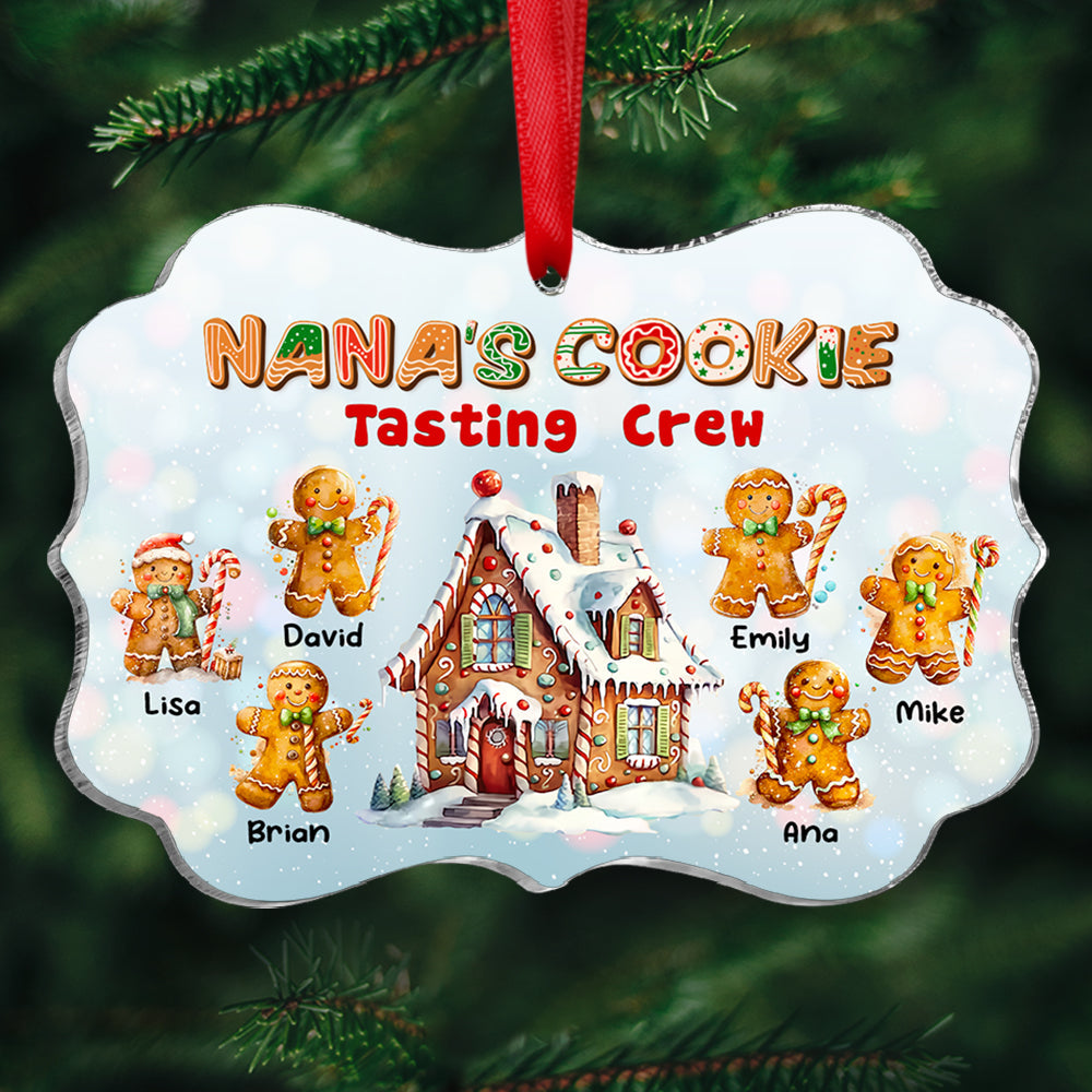 Family Cookie Tasting Crew, Medallion Ornament, Christmas Gifts For Family 02ACDT220923 - Ornament - GoDuckee