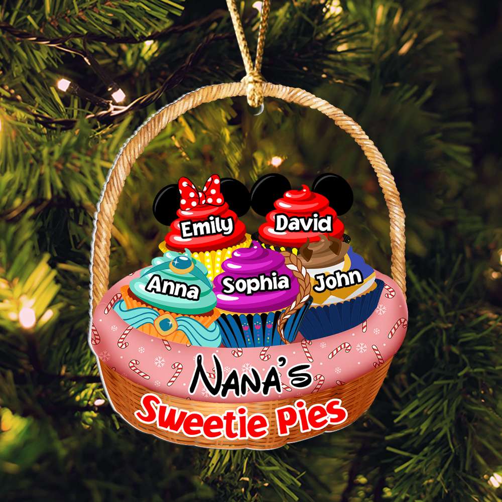 Family Sweetie Pies, Personalized Ornament, Gifts For Family - Ornament - GoDuckee