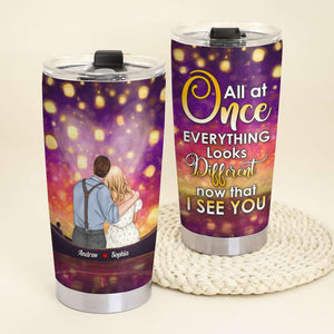 I See You 05HUDT240323TM Personalized Tumbler, Gifts For Couple - Tumbler Cup - GoDuckee