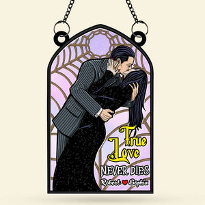 Personalized Gifts For Movie Couple Suncatcher Ornament 05NATI160824 - Ornament - GoDuckee