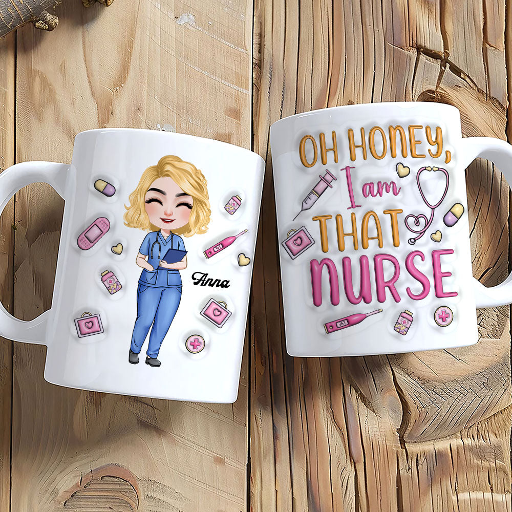 Personalized Gifts For Nurse Coffee Mug 03NATI190624HH - Coffee Mug - GoDuckee