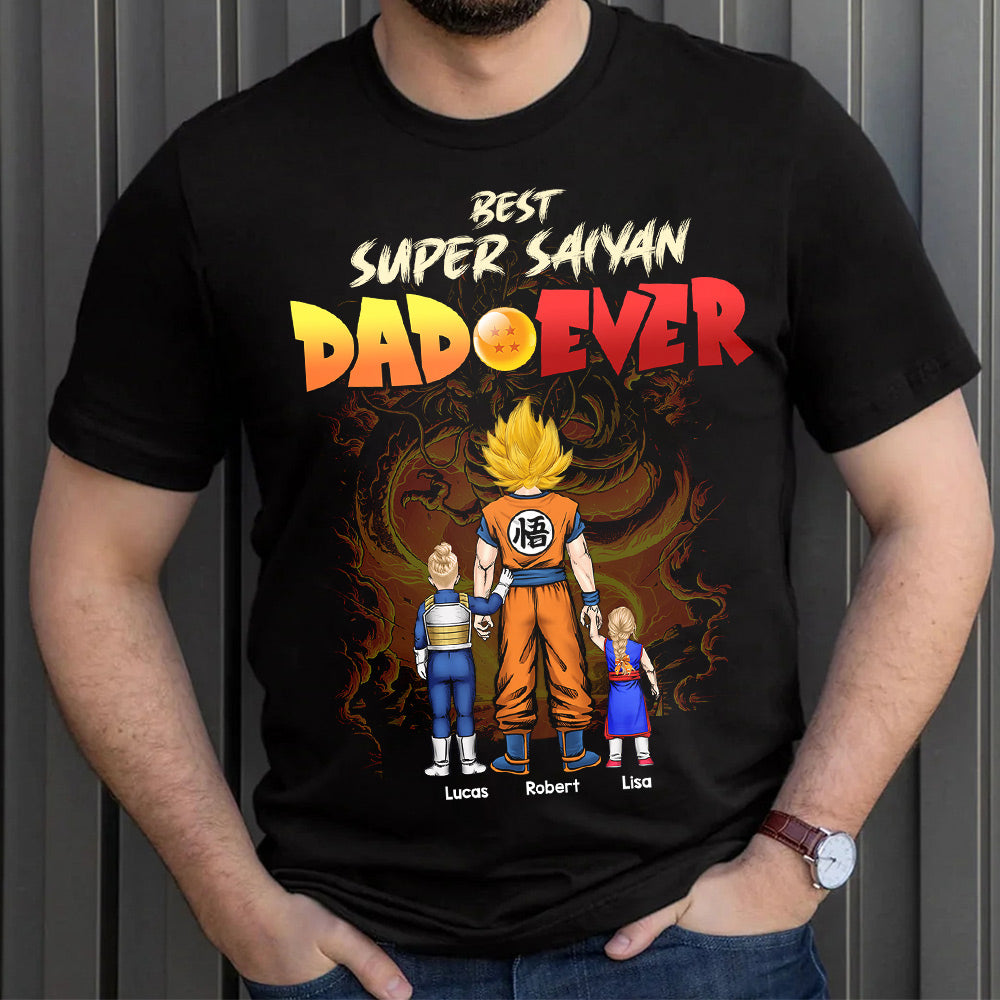 Best Dad Ever Personalized Shirt 03HUTI310523HH GRER2005 - Shirts - GoDuckee