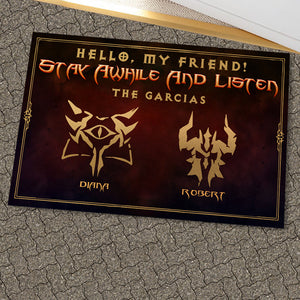 Welcome To My Friend 05QHDT160623 Personalized Friend Doormat - Doormat - GoDuckee