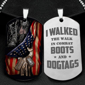 Personalized Gifts For Veteran Dog Tag Necklace 03hudc290624 - Necklace - GoDuckee