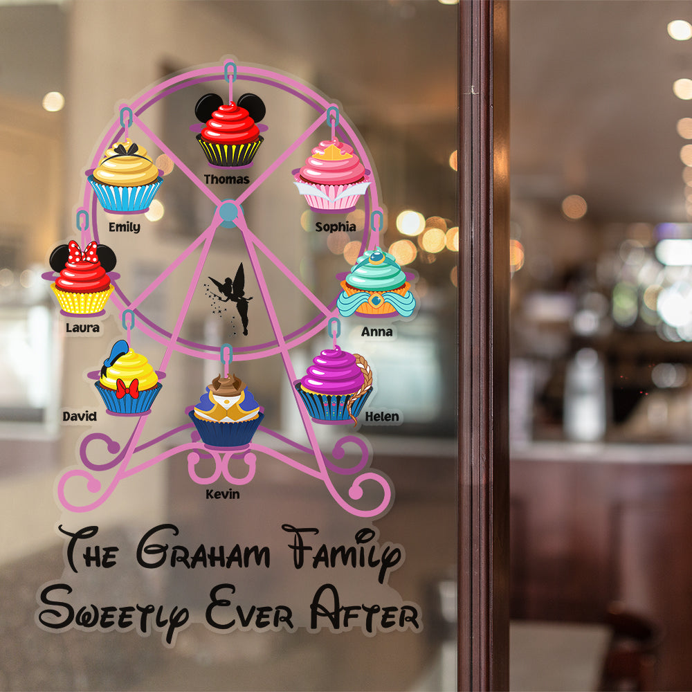 Happy Family, Personalized Decal, Cute Gifts For Family, Unique Christmas Gifts, Christmas Decorations Gifts, 06htdt271023qn - Home Decor - GoDuckee