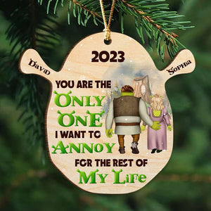 You Are The Only One 02ACDT181023HH Personalized Wood Ornament, Gifts For Couple - Ornament - GoDuckee