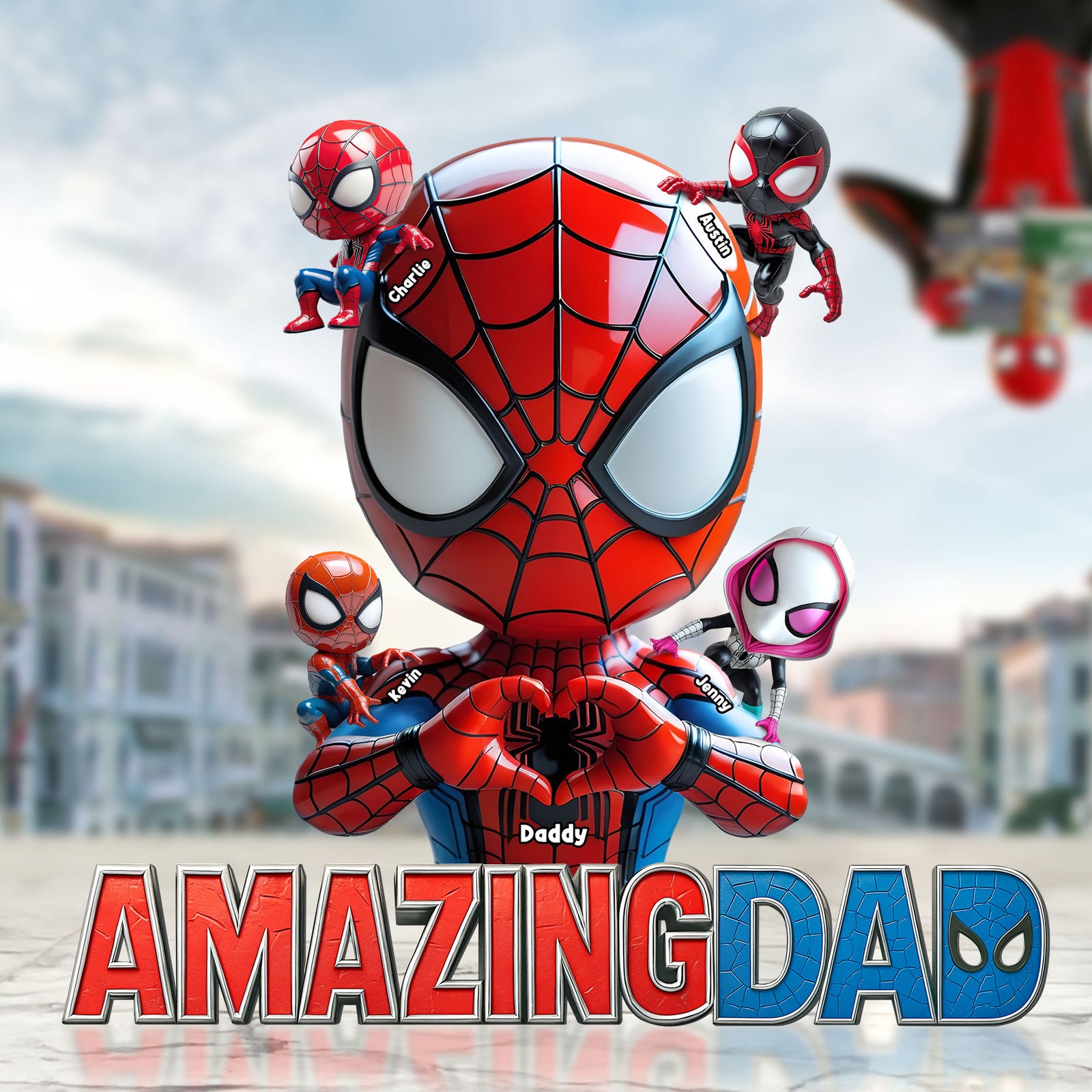 Amazing Spider Plaque Personalized Gifts For Dad 04nati080525 - Shaped Plaques - GoDuckee