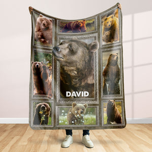 Personalize Gifts For Bear Lover Blanket 011qhti030125 - Blanket - GoDuckee