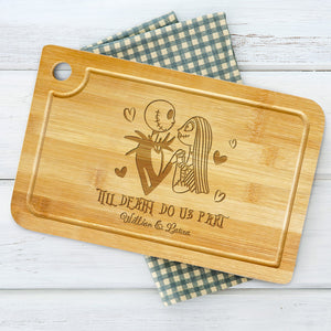 Personalized Gifts For Couple Love Cooking Cutting Board, Till Death Do Us Part 01KATI050824 - Boards - GoDuckee