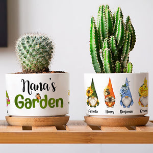 Family Garden, Personalized Plant Pot, Gift For Family 03HUDT220823 - Plant Pot - GoDuckee