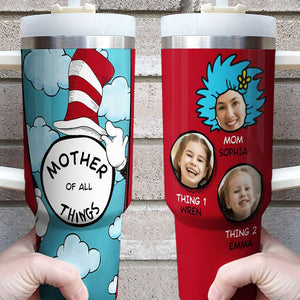 Custom Photo Gifts For Mom Tumbler Handle Mom We Love You 05ACDT160324 - Tumbler Cups - GoDuckee