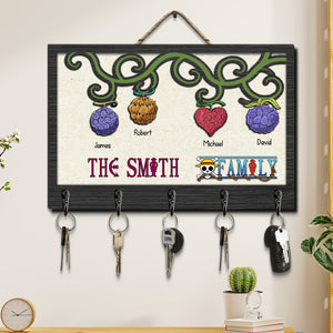 Personalized Family Key Hanger 02HTDC080624 - Wood Sign - GoDuckee