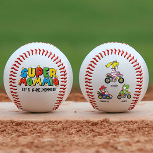 Personalized Gifts For Mom Baseball Super Mommio-Homacus
