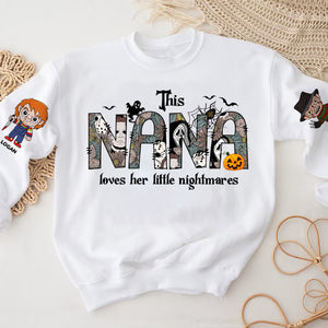 This Family Love Her Little Nightmares, Gift For Family, Personalized 3D AOP Shirt, Horror Characters Kids Shirt, Halloween Gift 03NATI210823HA - AOP Products - GoDuckee