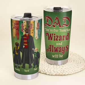 Magic Family Dad 04HUDT050523TM Gift For Father's Day, Personalized Family Tumbler - Tumbler Cup - GoDuckee