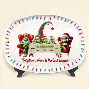 Personalized Gifts For Family Christmas Resin Plate 04OHTI171024 - Plates - GoDuckee