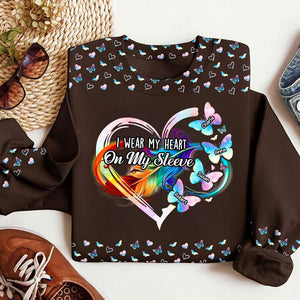 Personalized Gifts For Mom 3D Shirt Butterfly Kids Heart 03ACTI050325 - AOP Products - GoDuckee
