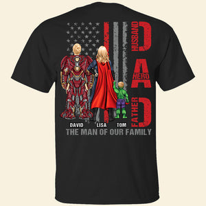 Dad The Man Of Our Family-08htdt010623tm Personalized Shirt - Shirts - GoDuckee
