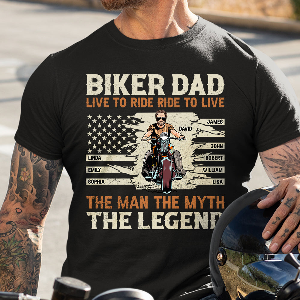 The Man The Myth The Legend, Personalized Shirt, Gifts For Dad 01DNDT100523TM - Shirts - GoDuckee