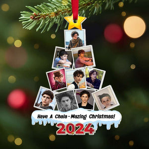 Custom Photo Gifts For Fans Christmas Ornament 036HUTI140824 - Ornament - GoDuckee