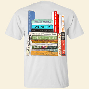 Name Book , Personalized Shirts, Gifts For Book Lover - Shirts - GoDuckee