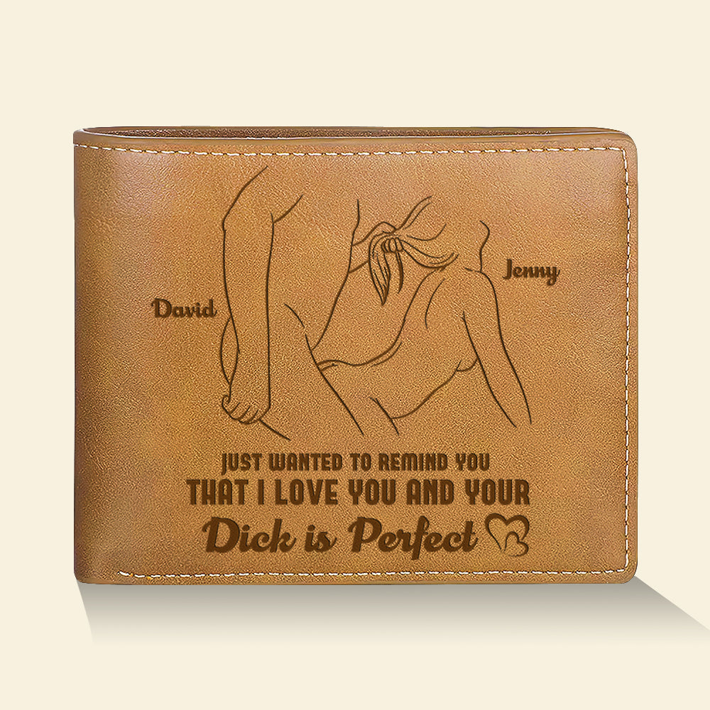 Personalized Gifts For Couple PU Leather Wallet 03OHTI270524 - PU Leather Wallet - GoDuckee