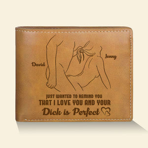 Personalized Gifts For Couple PU Leather Wallet 03OHTI270524 - PU Leather Wallet - GoDuckee