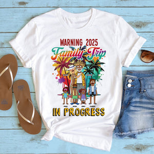 Personalized Gifts For Family Shirt Family Trip In Progress 04xqti060225hg - Shirts - GoDuckee