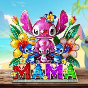 Personalized Gifts For Mom Plaque, Mama Bear & Little Ones 05TGTI030425 - Shaped Plaques - GoDuckee